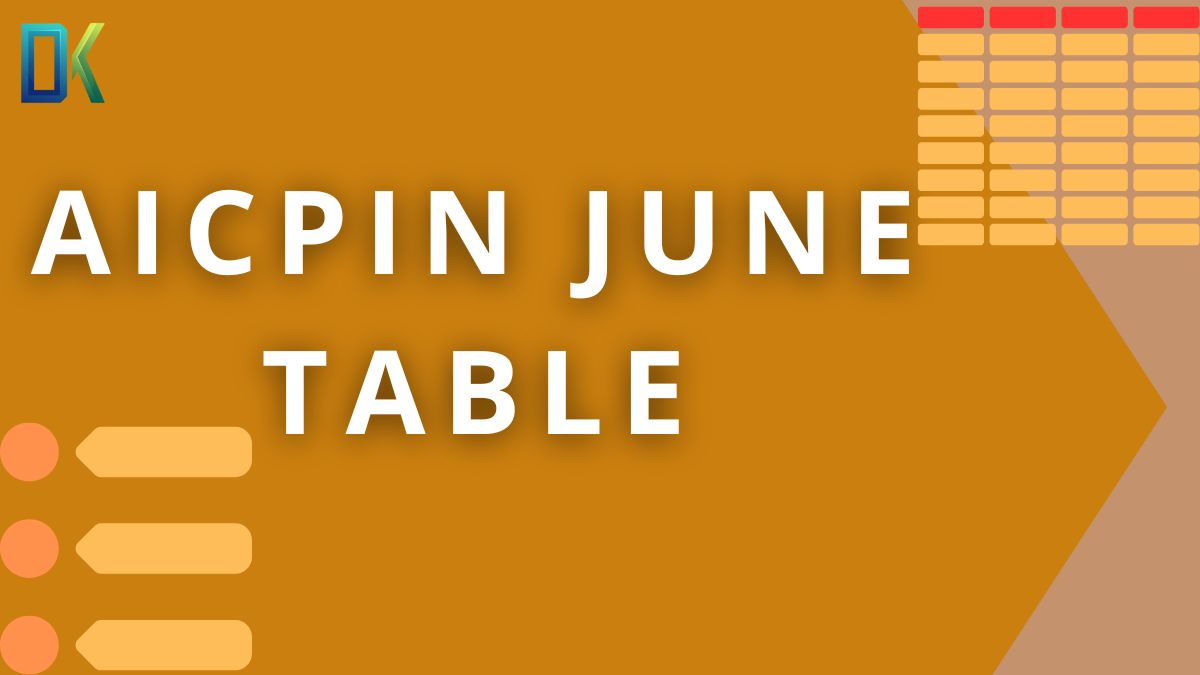 AICPIN June Table