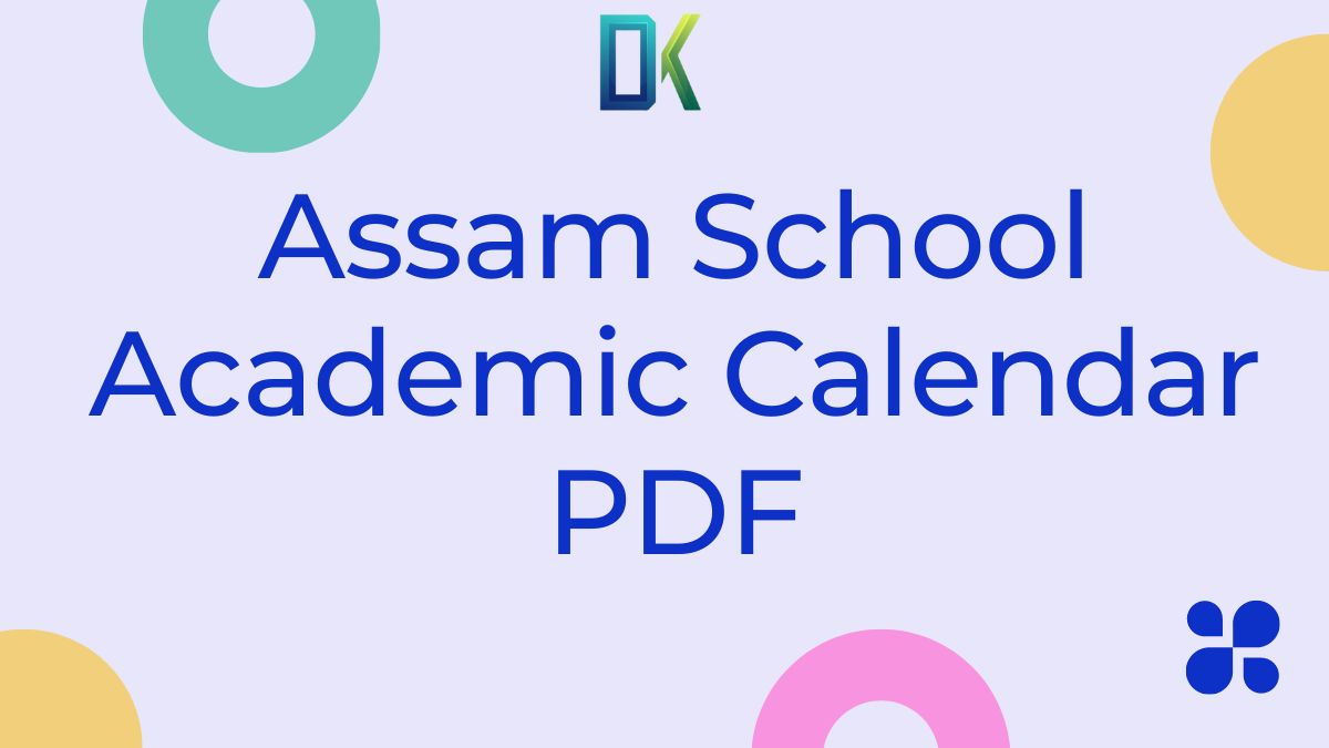 Assam School Academic Calendar PDF