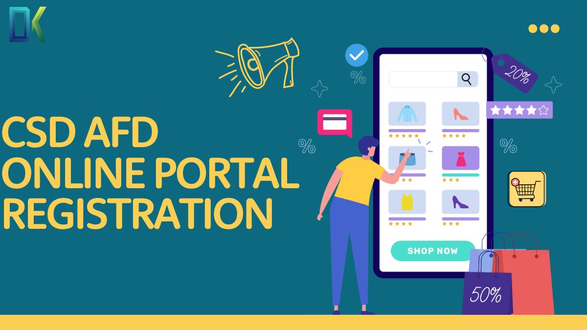 CSD AFD Online Portal Registration