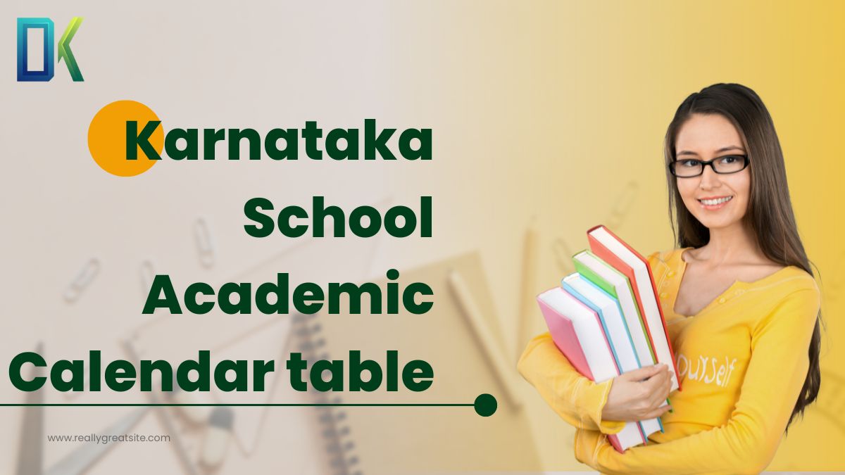 Karnataka School Academic Calendar table