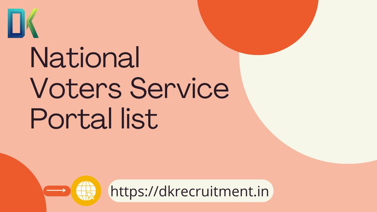 National Voters Service Portal list